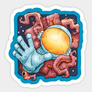 Space monster Sticker